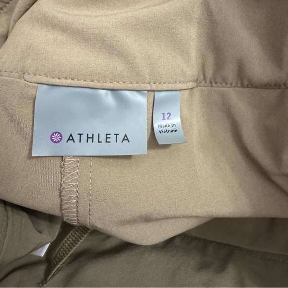 Women's Athleta Tan Pleated Athletic Skort - Picture 9 of 11